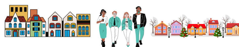 イラスト：学校に通う中高学生