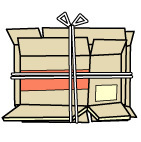 イラスト:ダンボール