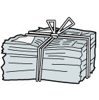 イラスト:新聞紙