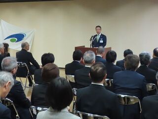 写真：仕事始め式