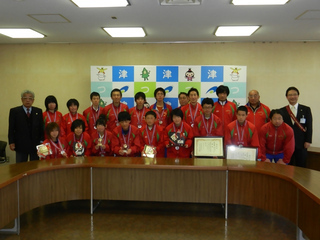 写真:津市代表チームの皆さん