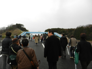 写真:中勢バイパス 津(河芸)工区現場見学会ほか(河芸町三行地内)1