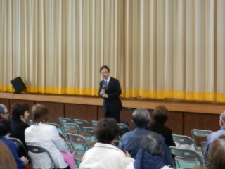 写真:戸木地区総合文化フェア挨拶