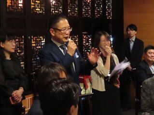 写真:ランタンフェスティバル参加者との交流会