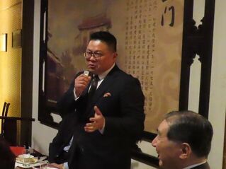 写真:ランタンフェスティバル参加者との交流会