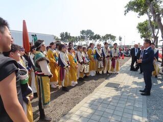 写真:2024台湾ランタンフェスティバル パレード「四季舞」激励、演舞鑑賞(会場内)