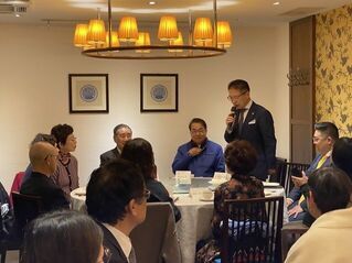 写真:よさこい関係者、台湾関係者との交流会