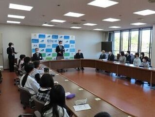 写真:上富良野町青少年国内交流事業団 来訪