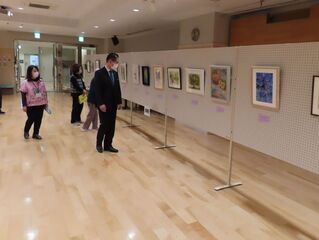 写真：津市中央公民館文化作品展ホール