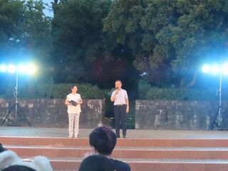 写真:夏まつり 挨拶