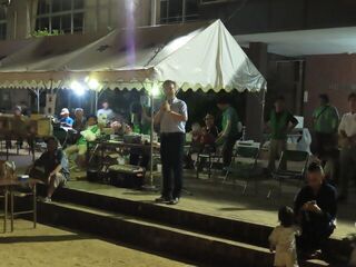 写真:夏まつり 挨拶