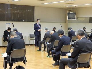 写真：第59回新型コロナウイルス感染症対策本部会議