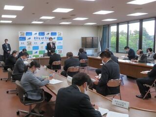 写真:第86回新型コロナウイルス感染症対策本部会議