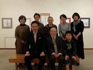 写真：香墨会「墨の香に魅せられ展」 鑑賞