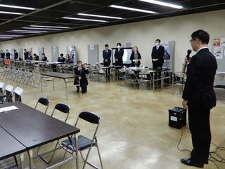 写真：JOB HOMETOWN～地域と津なぐ企業説明会～ 挨拶