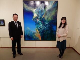 写真：岡林まち子個展 鑑賞