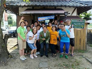 写真：B－1グランプリ生花（聖火）リレー