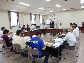 写真：南伊勢町・奈屋浦漁港 視察