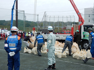 写真:平成27年度津市総合防災訓練2