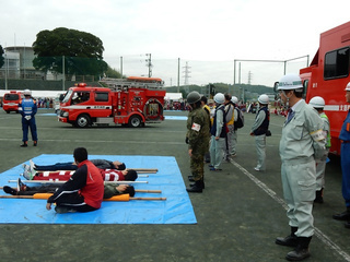 写真:平成27年度津市総合防災訓練3