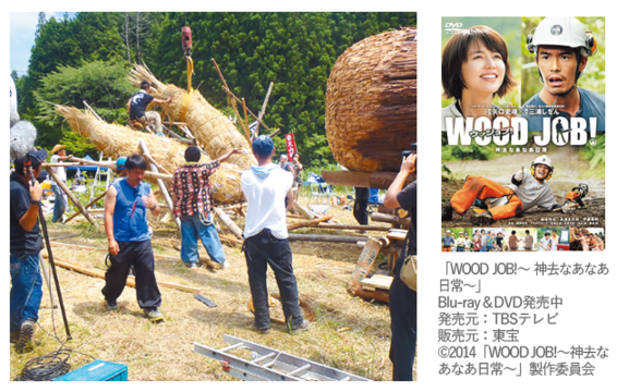 映画のジャケットと美杉での撮影の様子
