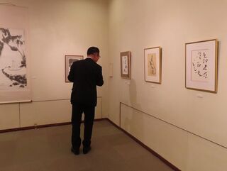 写真：櫻井拙朋 水墨画展 鑑賞