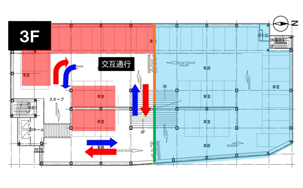 アスト工事3階交通規制図