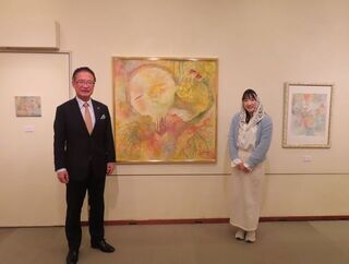 写真:小野結彩さん個展 鑑賞