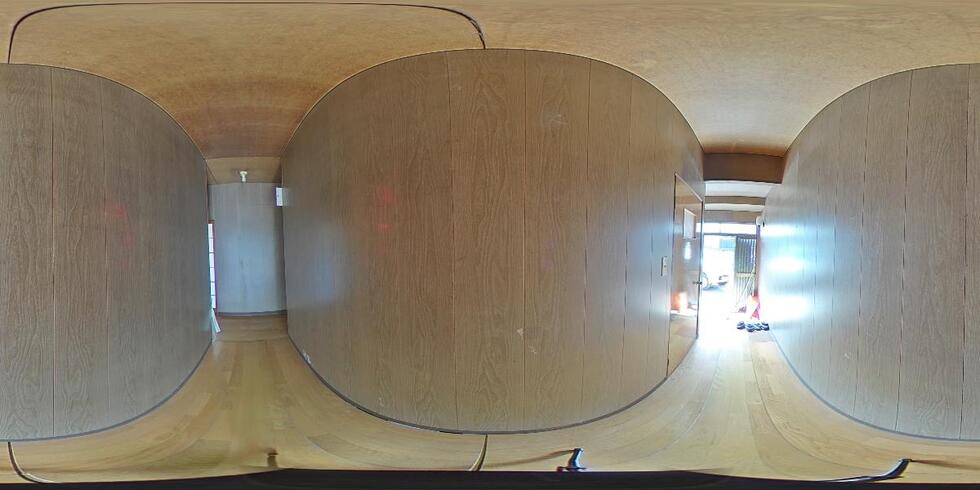 360°カメラ　廊下