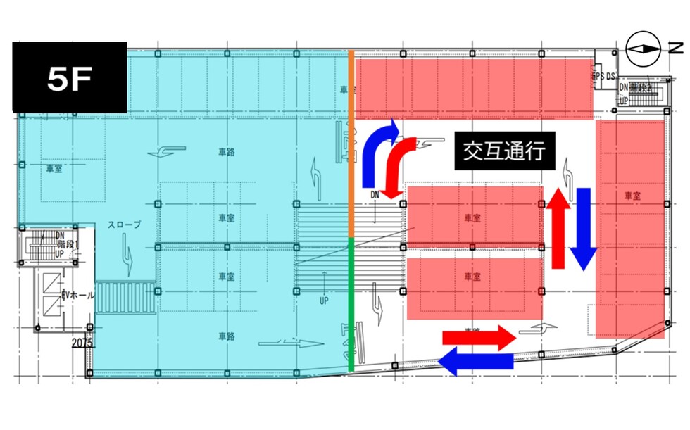アスト工事4階交通規制図