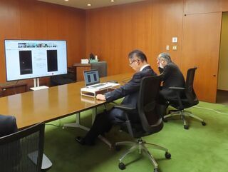 写真：第21回新型インフルエンザ等対策推進会議