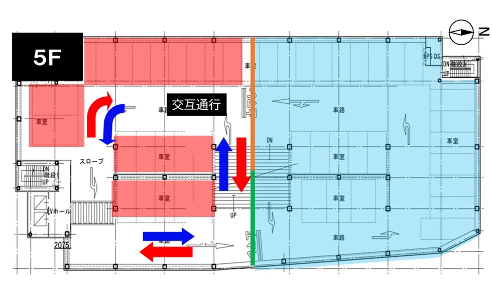 アスト工事4階交通規制図