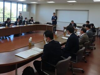 写真：津市自転車等駐車対策協議会委員 委嘱状交付式 挨拶