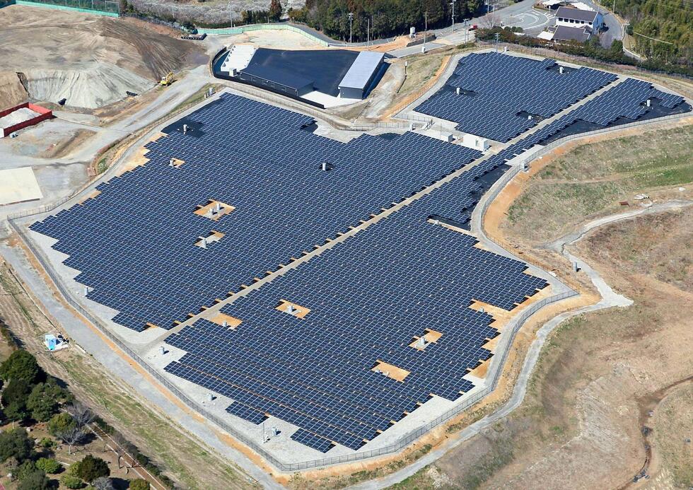 太陽光発電設備の写真