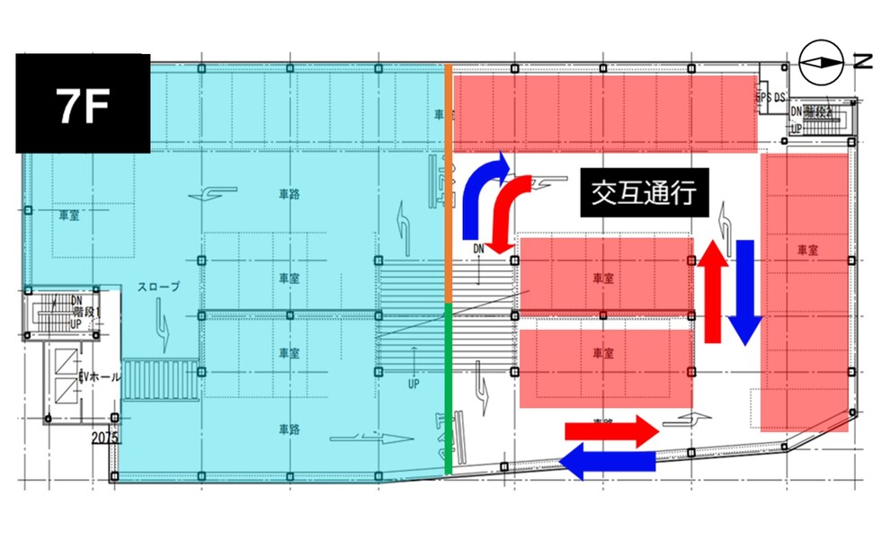 アスト工事4階交通規制図