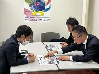 国土交通省訪問 都市局 渡邊枢街路交通施設課長補佐