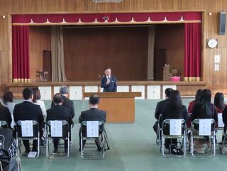 写真:高茶屋地区放課後児童クラブ新施設落成式(同所)