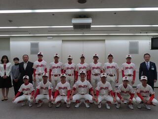 写真:第34回ヤングリーグ春季大会 出場選手 来訪
