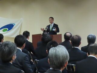 写真：市長訓示（津リージョンプラザ）