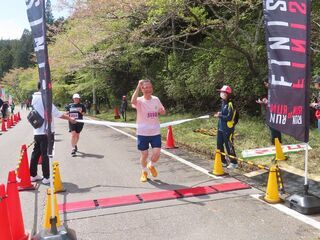 写真：第33回龍王桜マラソン＆ウォーキング大会出場