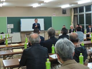 写真:第20回片田地区獣害対策協議会総会