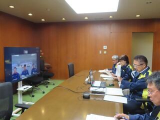 写真:津市美杉町地内林野火災緊急対策会議