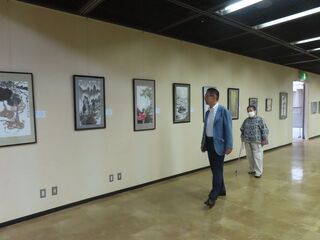 写真:日本画展