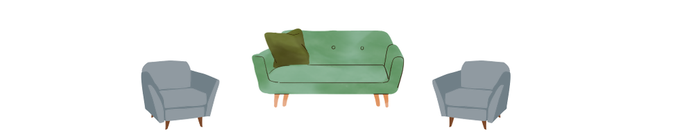 イラスト:ソファ