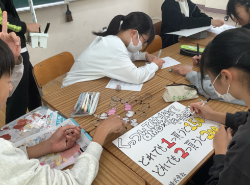 地域の祭りに出す出店の準備