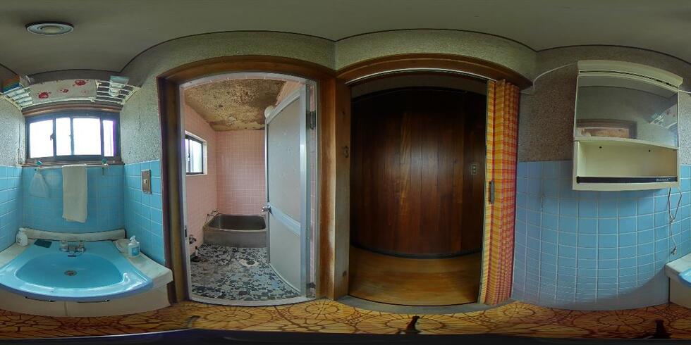 360°カメラ　洗面所