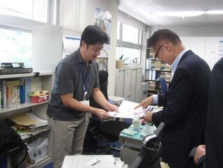 写真：若公崇敏上下水道企画課上下水道事業調整官