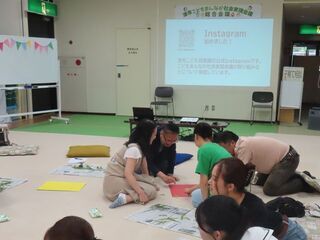 写真:津市こどもまんなか社会実現会議 第1回総合会議 挨拶(中央保健センター待合ホール)
