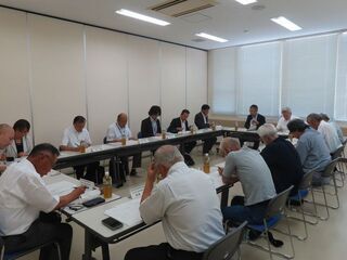 相川水系治水事業促進期成同盟会総会(高茶屋市民センター)