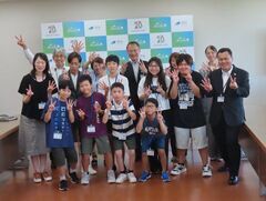 上富良野西小学校児童 来訪(市役所本庁舎)